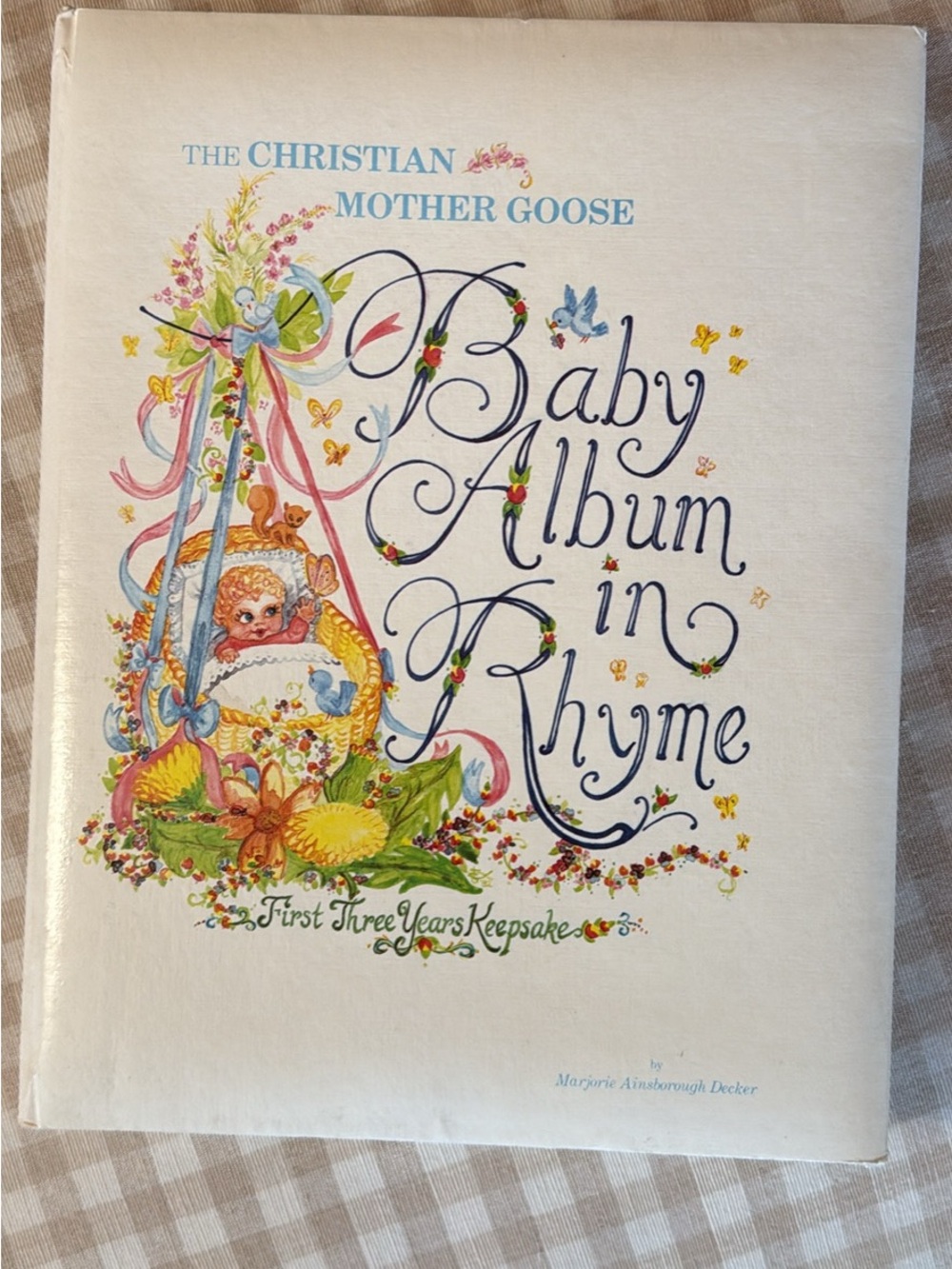 Baby Album in Rhyme Book - Christian Mother Goose